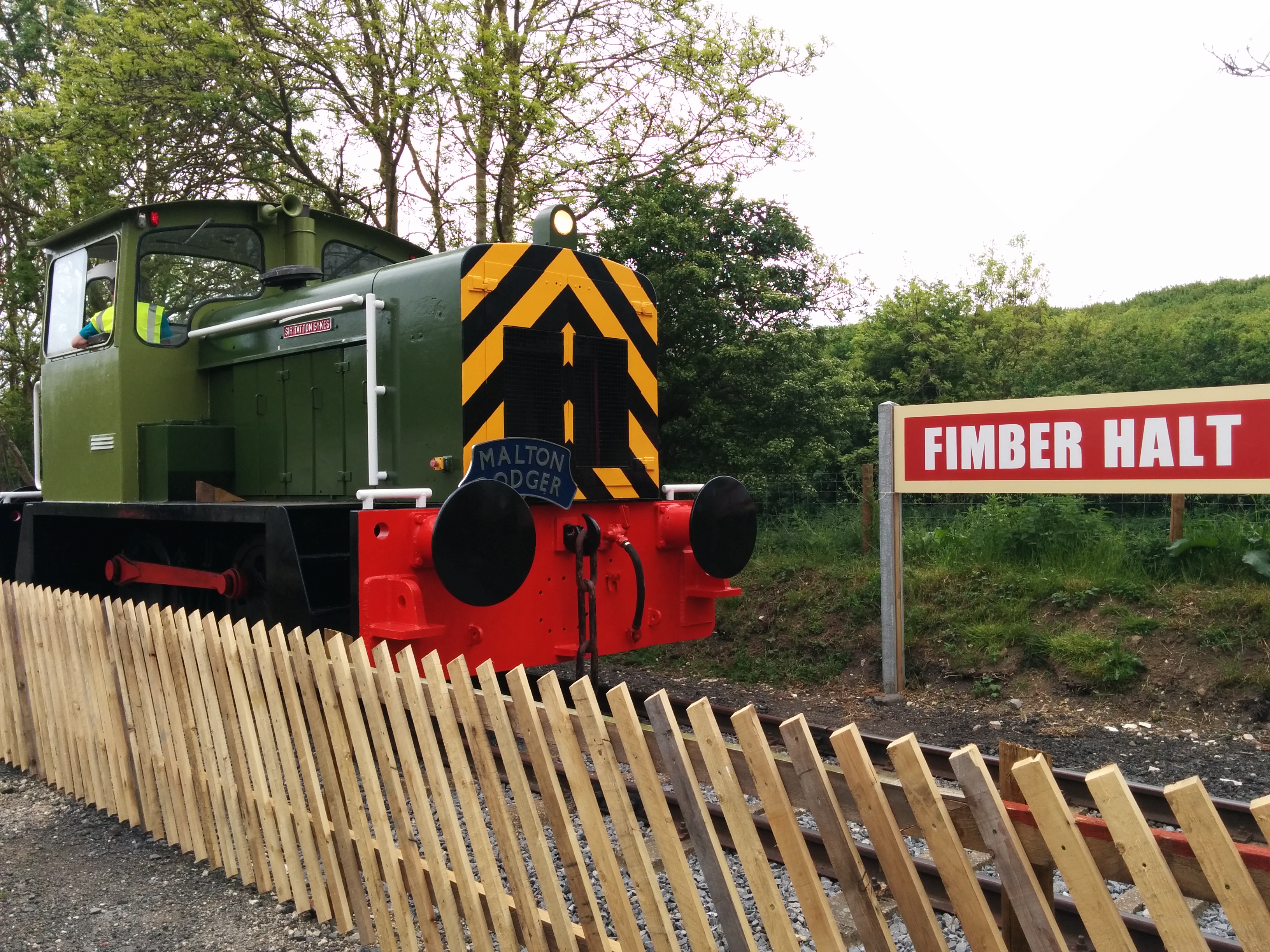 Locomotive at Yorkshire Wolds Railway